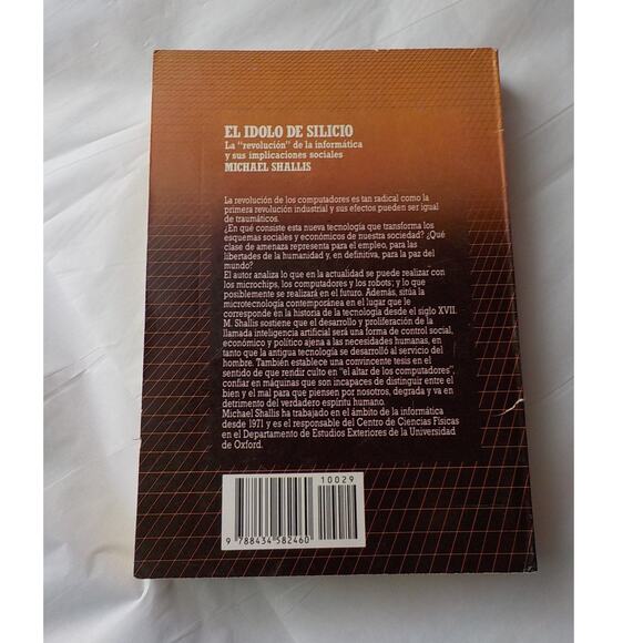 El Idolo de Silicio The Silicon Idol Michael Shallis 1986 Spanish Book Salvat - Picture 2 of 5